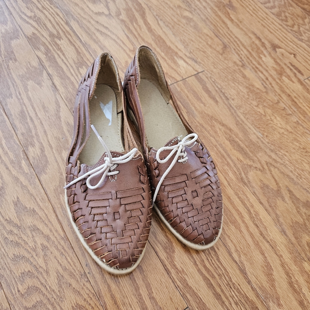 Brown Mexican Huraches - 8